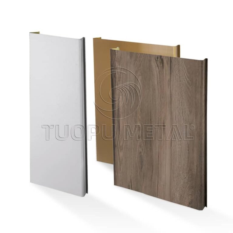 Aluminum baffle ceiling - project application