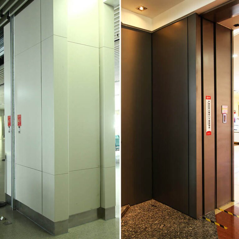 Aluminum column cover - project application