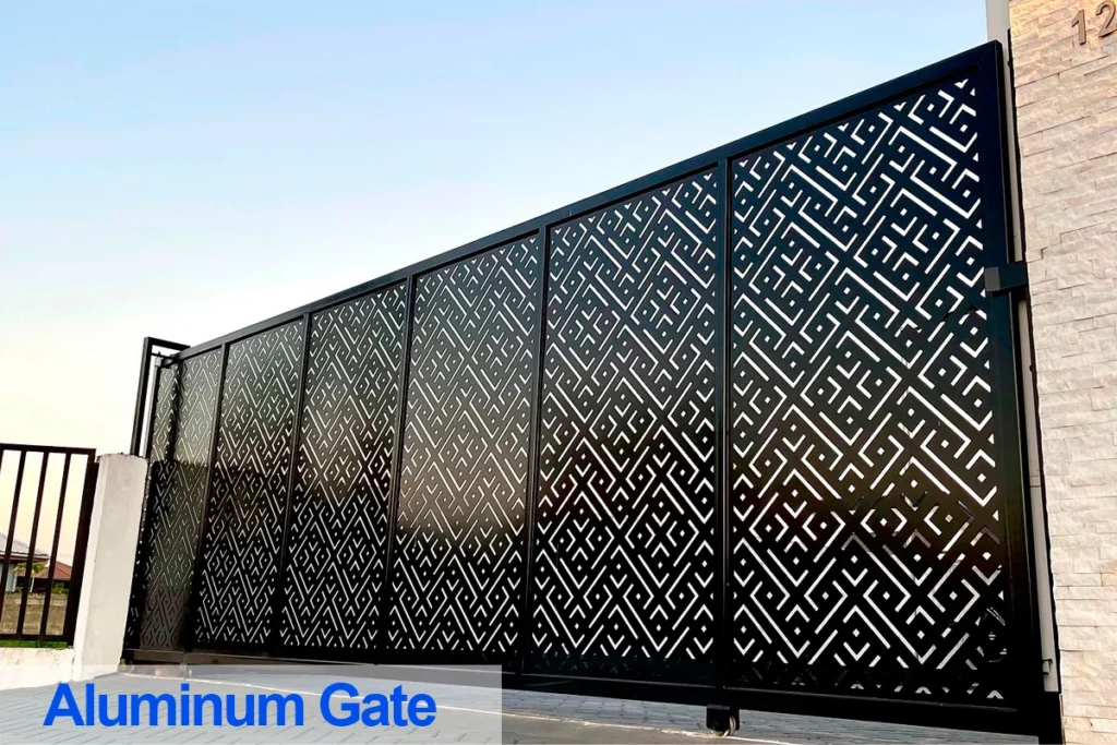 Aluminum louver - detail view