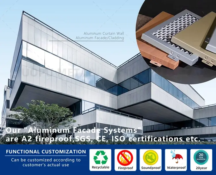 Aluminum louver - project application