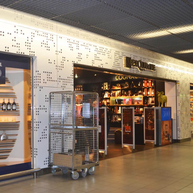 Perforated aluminum panel - project application
