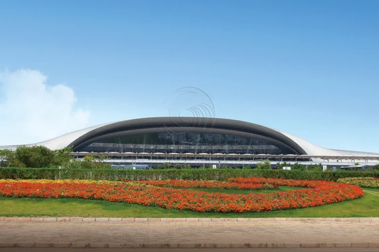 Aluminum honeycomb panel for Airport Terminals - detail view