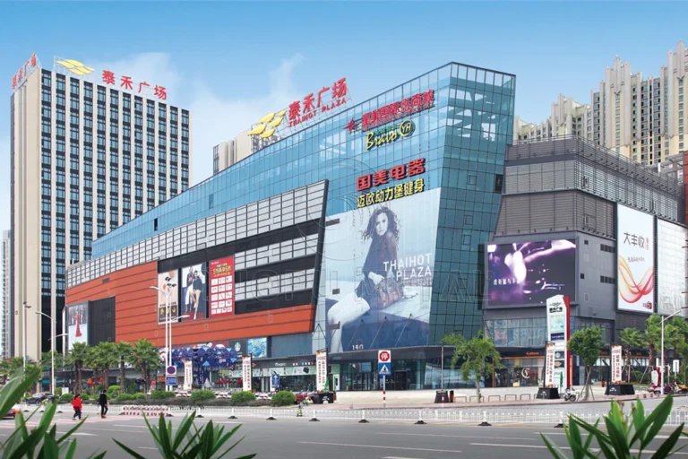 Aluminum honeycomb panel for Shopping Malls - project application
