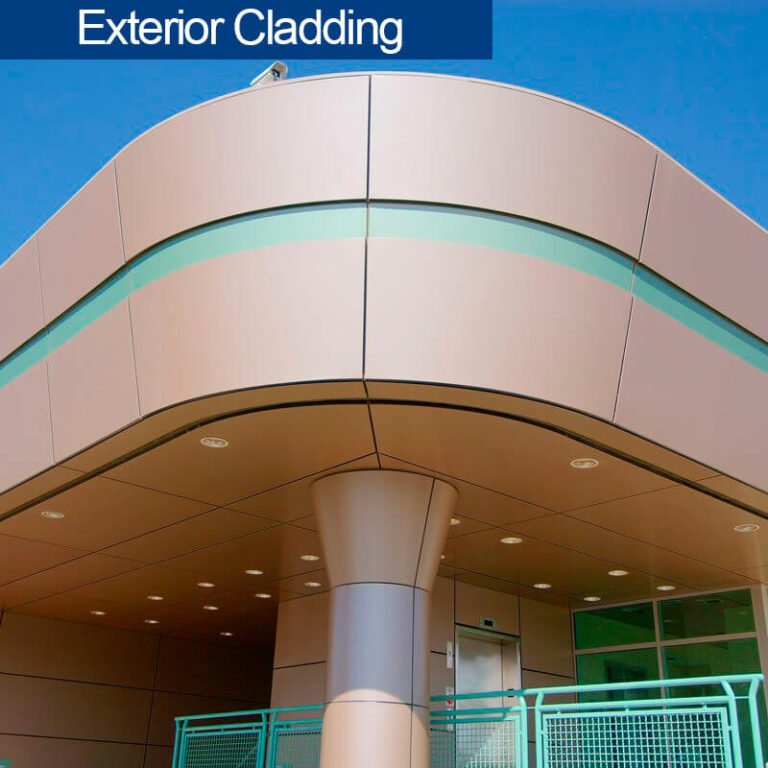 Aluminum solid panel for shopping malls - project application