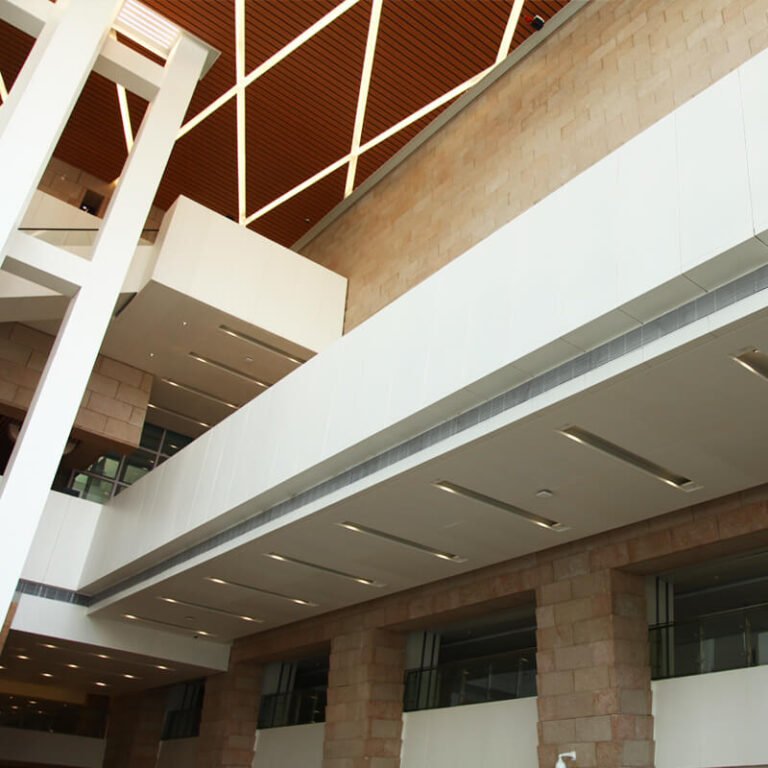Aluminum solid panel for metro stations - project application