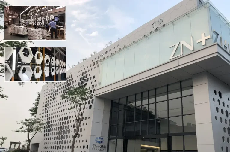 Aluminum curtain wall panel for hotel lobbies - project application