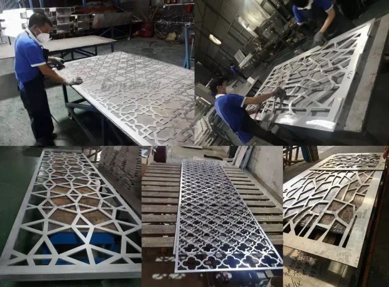 Decorative aluminum panel - project application