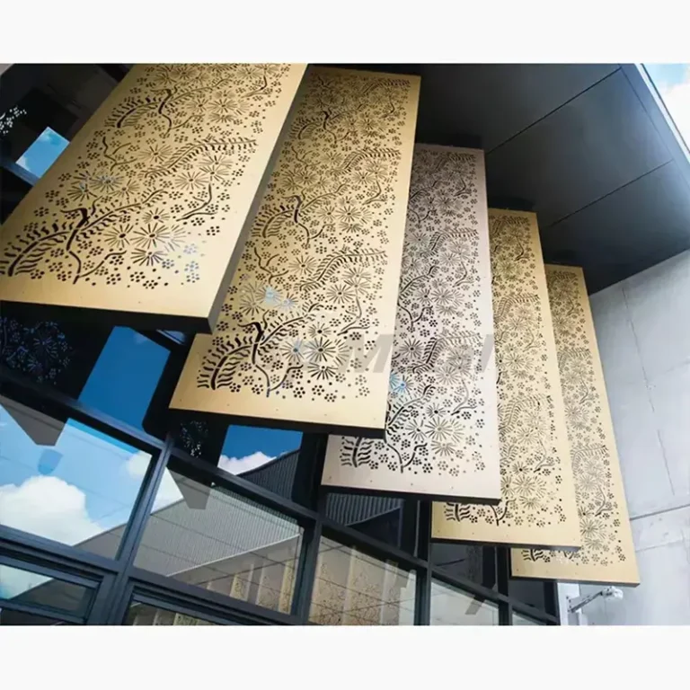 Decorative aluminum panel - project application