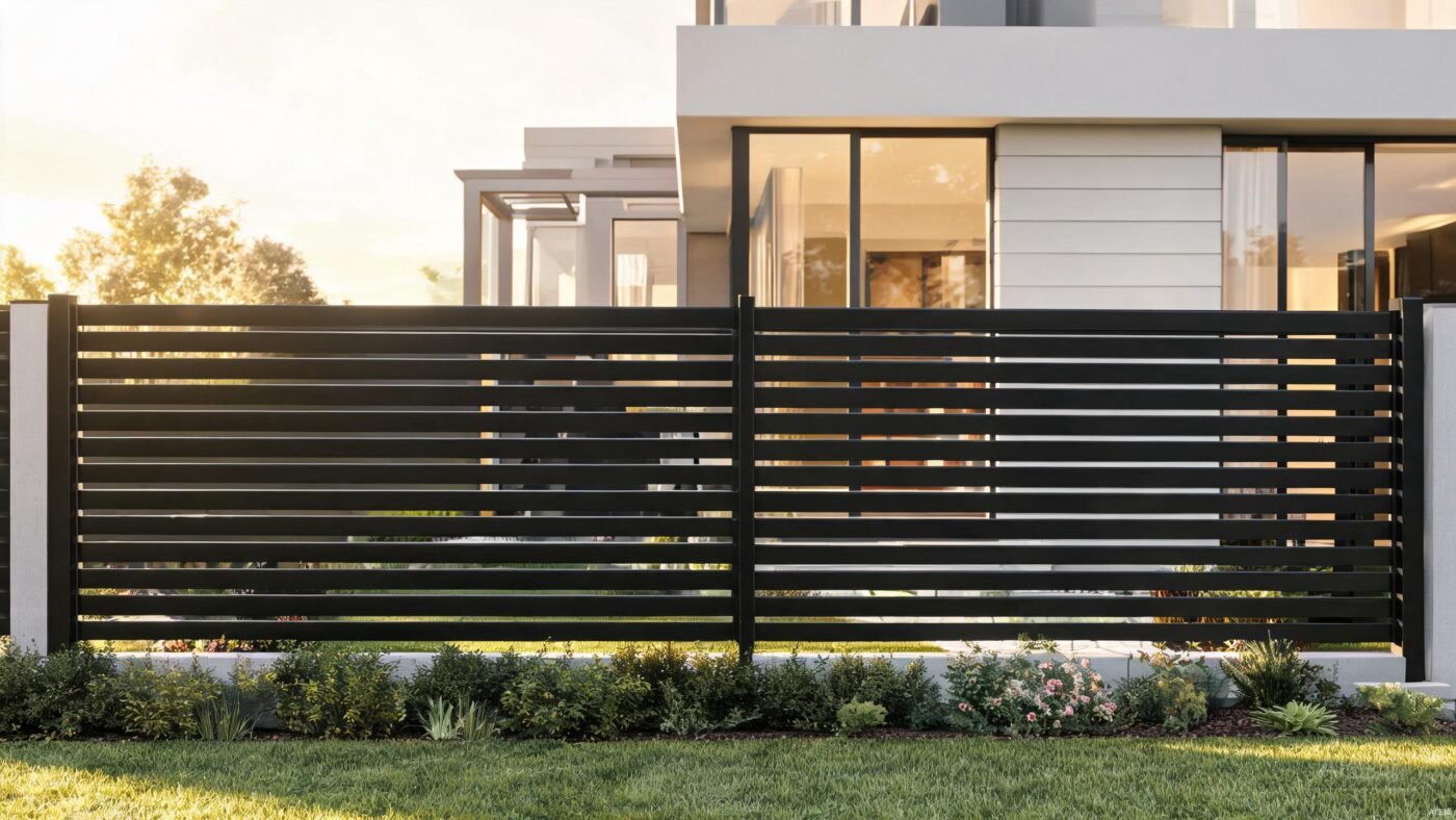 Aluminum fence panel for Stadium Concourses - project application