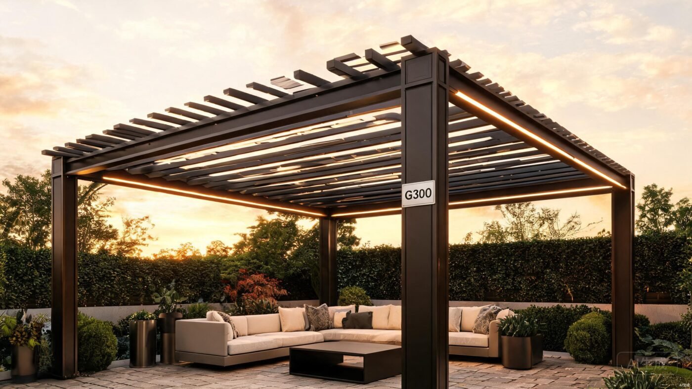 Aluminum louver system - project application