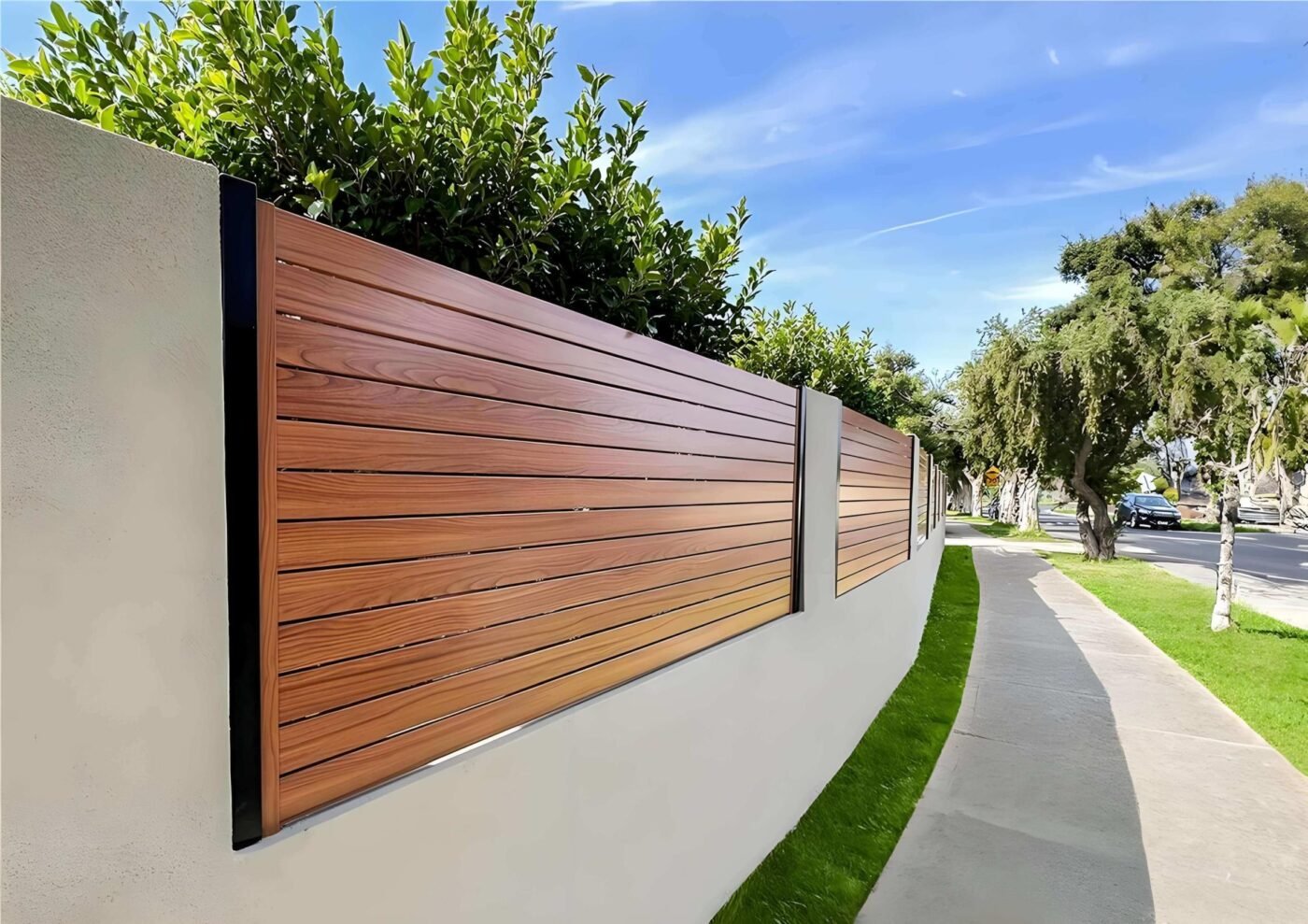 Aluminum louver for hospital corridors - detail view