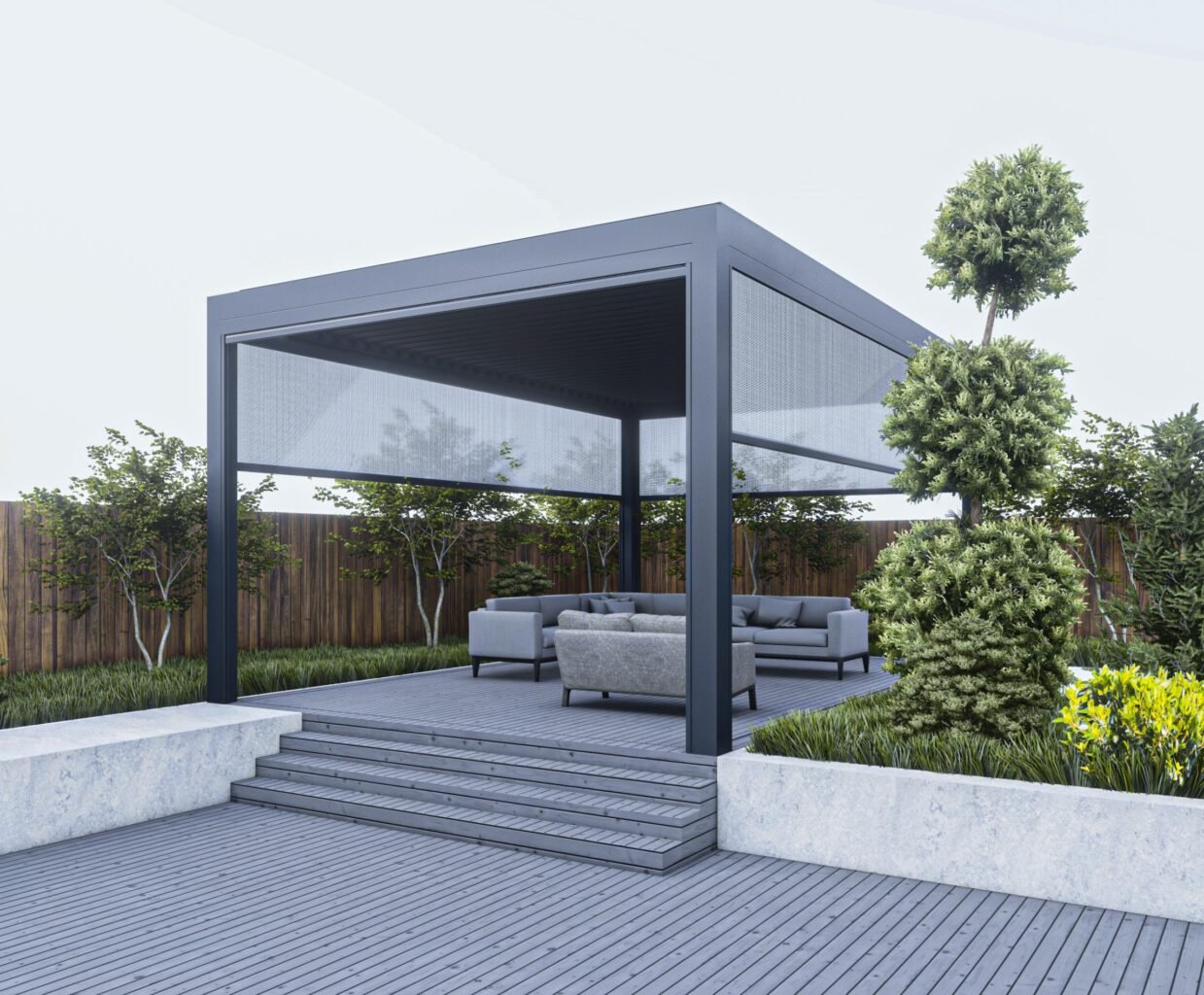 Aluminum louver for hospital corridors - project application