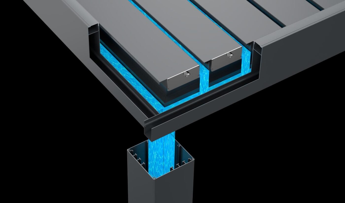 Aluminum honeycomb panel for Museum Atriums - project application