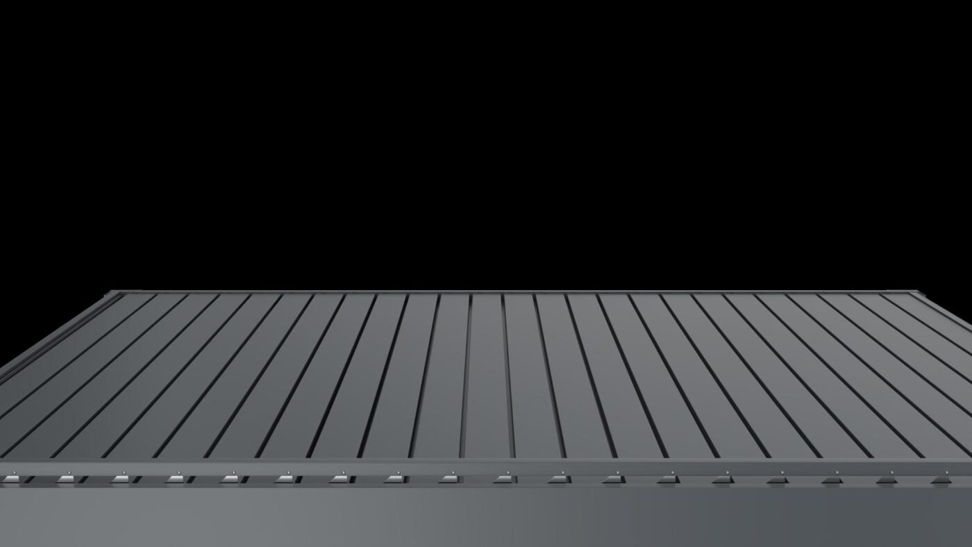 Clip-in aluminum ceiling tile for Hospital Corridors - project application