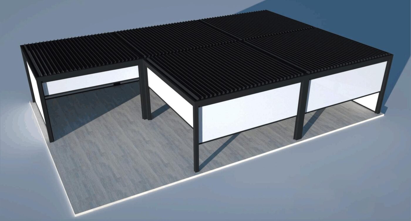 Clip-in aluminum ceiling tile for Parking Structures - project application