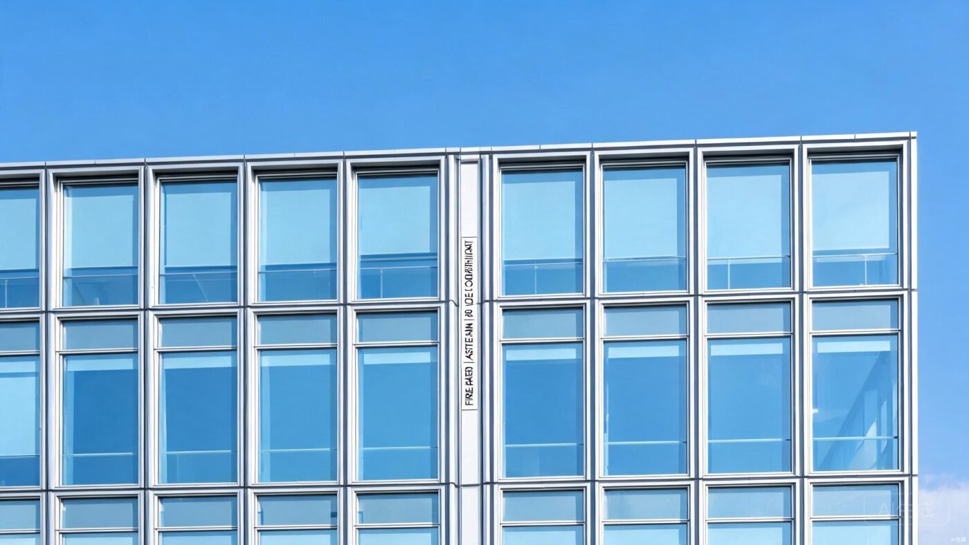 Aluminum curtain wall panel - project application