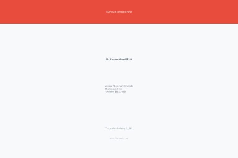 Aluminum solid panel - project application